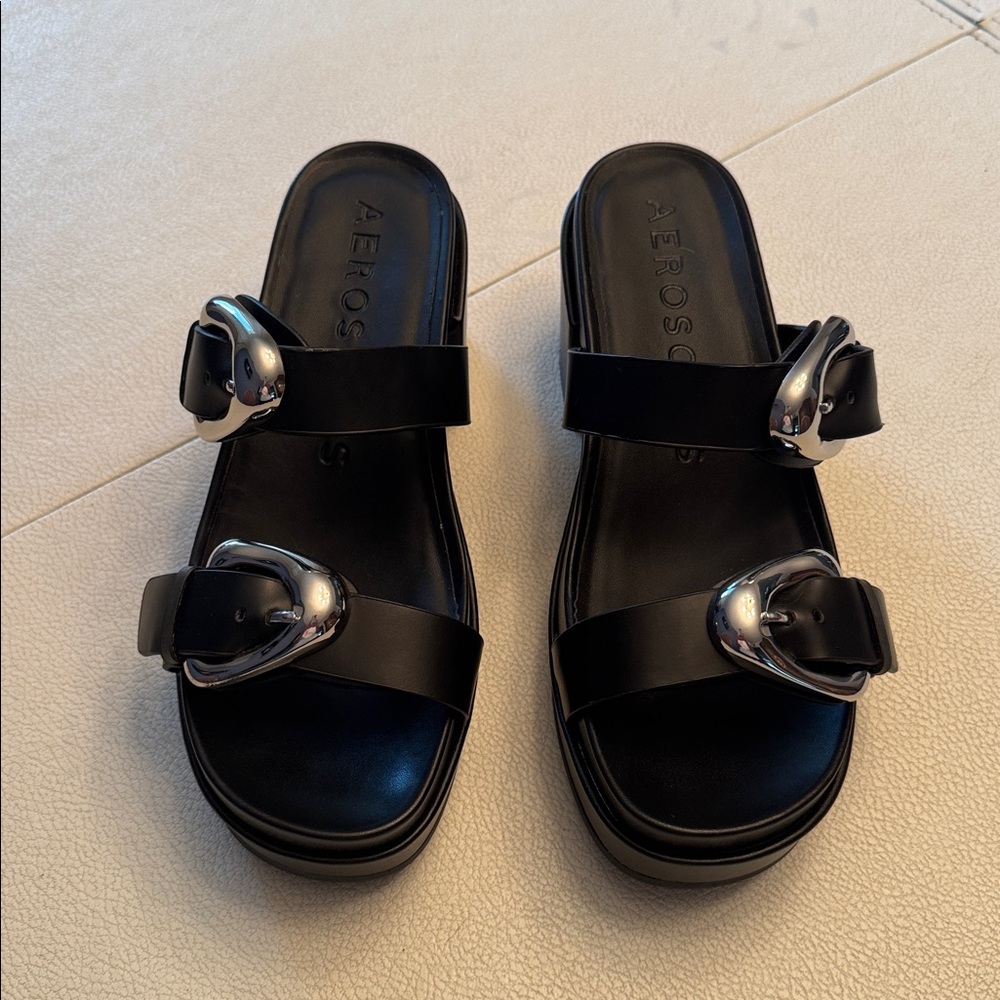 Aerosoles Chance heeled leather sandal